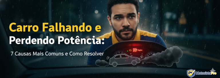 Leia mais sobre o artigo Carro Falhando e Perdendo Potência: 7 Causas Mais Comuns e Como Resolver
